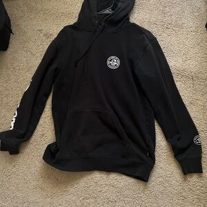 Vans Black Hoodie with White Logo Accents